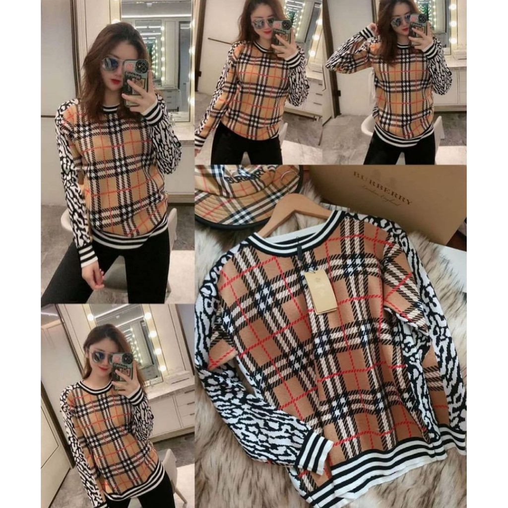 Áo Sweater Burberry Thời Trang Trẻ Trung Cá Tính