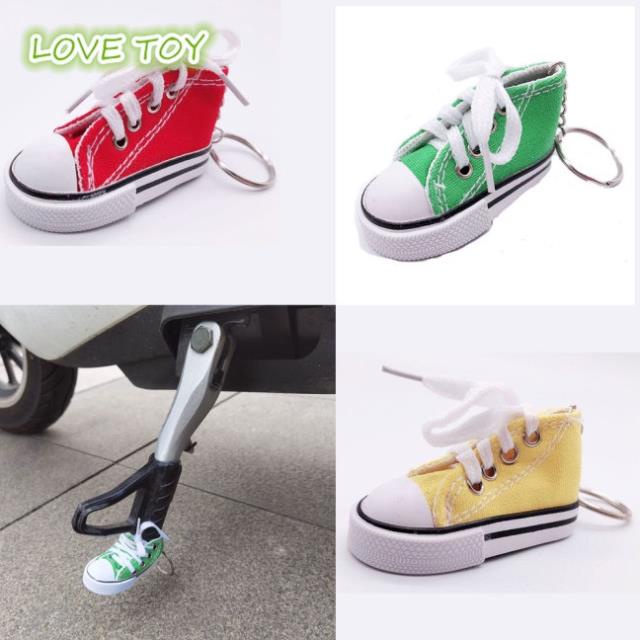 🌺 Móc khóa hình chiếc giày thể thao cho chân chống xe đạp/xe máy/xe máy điện/giá đỡ ba chân