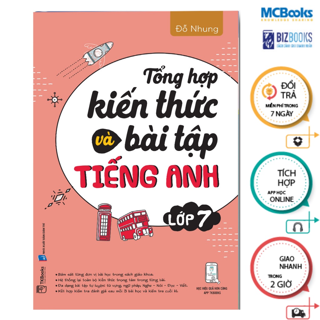 Sách - Tổng Hợp Kiến Thức Và Bài Tập Tiếng Anh Lớp 7