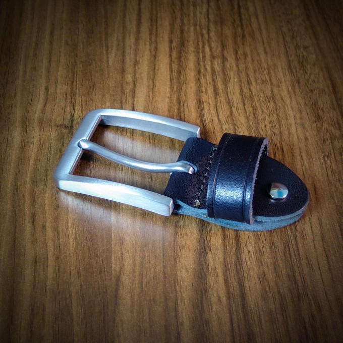 Mặt thắt lưng nam | Bộ đầu khoá thắt lưng thép Stainless ssteel dùng cho bảng dây 3.7 - 3.9 cm mã SV5- Manuk leather