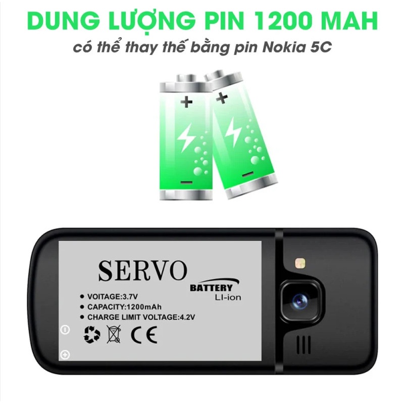 Điện thoại Servo V9500 4 sim có 23 trò chơi - Nhiều tính năng - Pin trâu