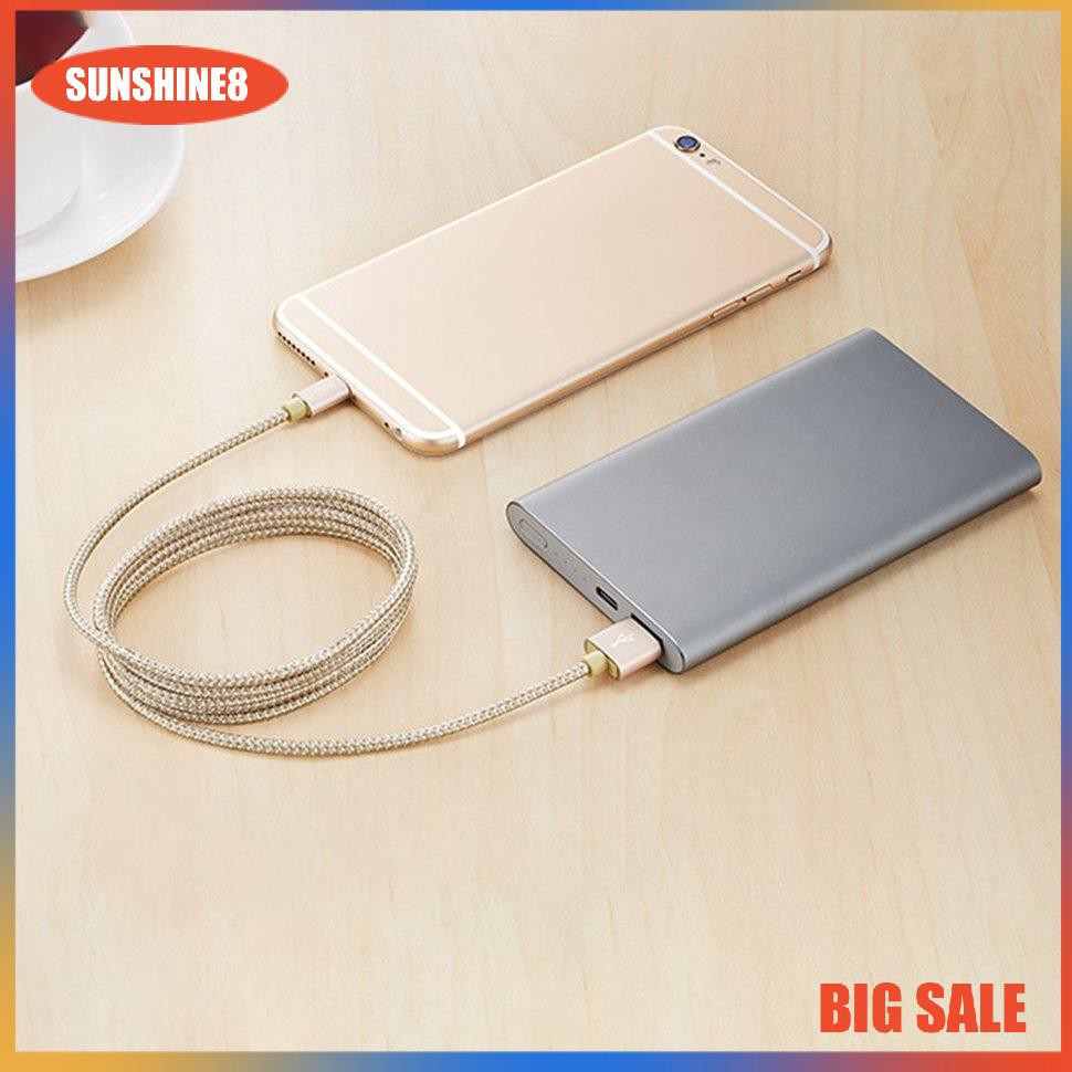 Dây Cáp Sạc Và Truyền Dữ Liệu Usb 0504 Dây Bện Dài 1m Cho Iphone