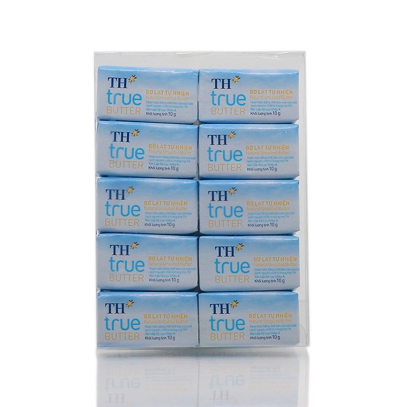 Bơ lạt tự nhiên TH true BUTTER - viên 10gr