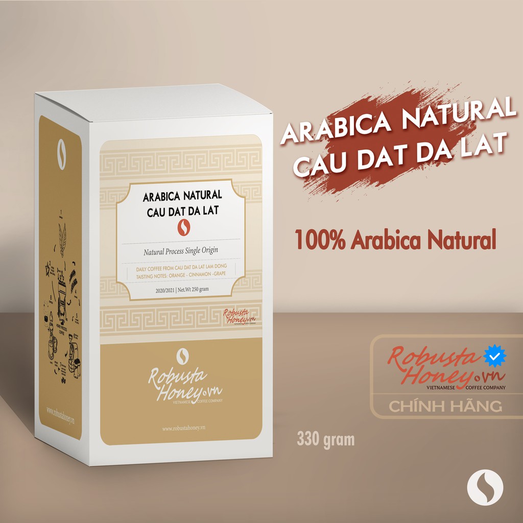 ARABICA NATURAL CẦU ĐẤT - VỊ TRÁI CÂY, THƠM ,CHUA THANH - 100% Cà Phê Bột Chất Lượng Cao Thương Hiệu Robustahoney.vn | BigBuy360 - bigbuy360.vn