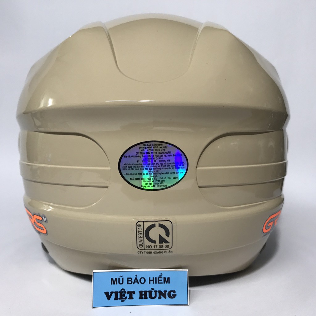 Mũ bảo hiểm GRS A922K sữa