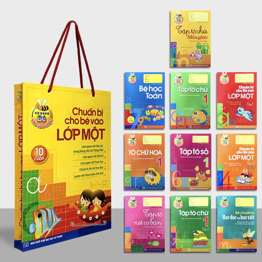 Sách - COMBO: Chuẩn Bị Cho Bé Vào Lớp Một (10 Cuốn)