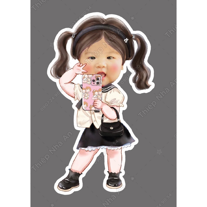 ♥️ Phụ kiện Chibi Trang Trí Sinh Nhật Cho Bé.♥️