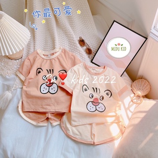 Mẫu Hổ Xinh Bánh Bèo Quần Áo Trẻ Em Cho Bé Gái MiDu Kid