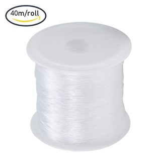 Cuộn Dây Nylon Trong Suốt 40m 0.2-0.4mm Làm Nữ Trang
