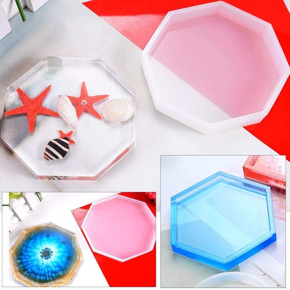 Khuôn Silicon Trong Suốt Làm Đế Lót Ly Thủ Công DIY