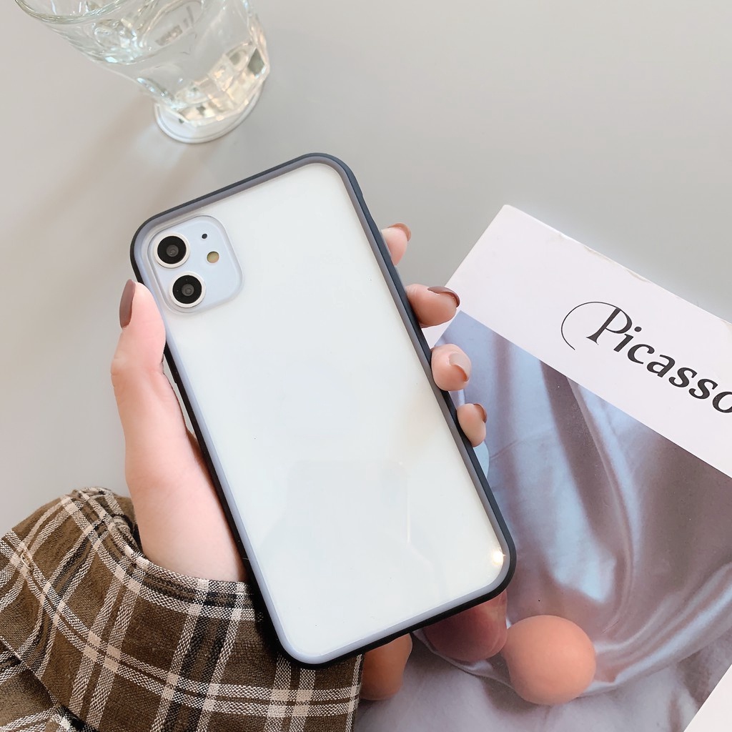 Ốp điện thoại mềm màu trơn thích hợp cho Iphone 11 Pro Max/ 6/ 6s/ 7/ 8plus/ X/ Xs Max/ Xr