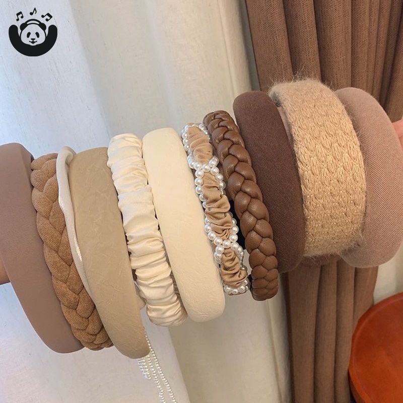 Băng đô bản rộng nhiều kiểu đính ngọc trai phong cách Hàn Quốc duyên dáng CFH