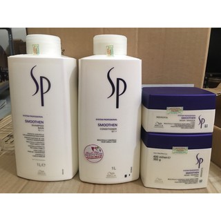 Dầu xả siêu mượt tóc SP Wella Smoothen Conditioner - 1000ml