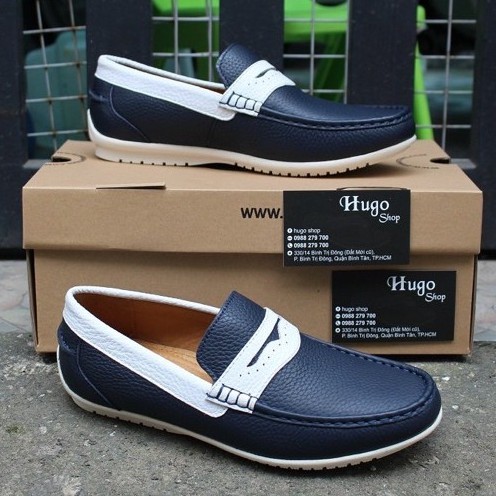 Giày Lười Da Bò Nam Clarks . Giày Mọi Hàng Việt Nam Xuất Khẩu