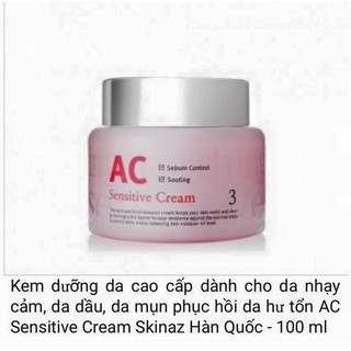 Kem dưỡng da AC Sensitive Cream skinaz