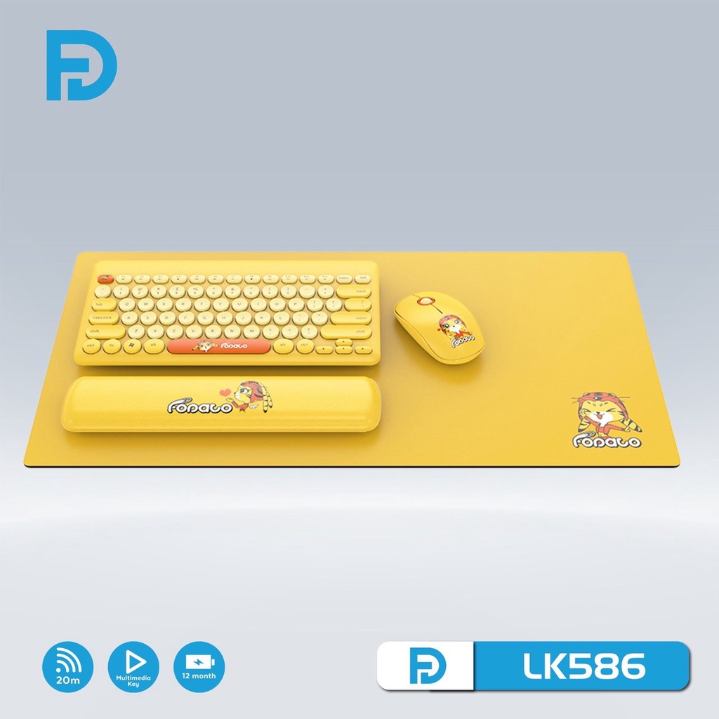 Combo Ko Dây FD LK586 (Kèm Pad và tay đệm)