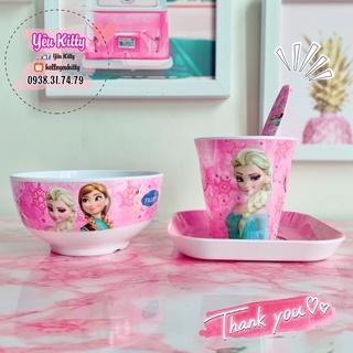 Combo chén dĩa muỗng elsa