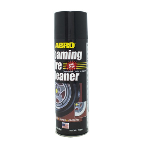 Chai Xịt Bảo Dưỡng lốp vỏ xe ABRO FOAMING TIRE CLEANER 595g