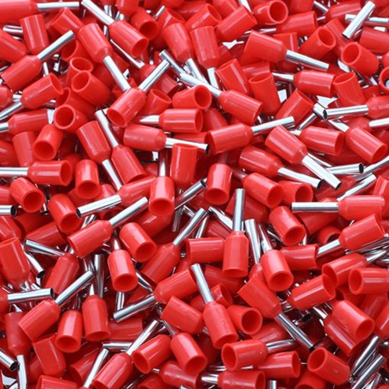 2000 Pcs Crimp Connector Insulated Pin Terminal, 1000 Pcs for AWG 16 Wire & 1000 Pcs for 19 AWG