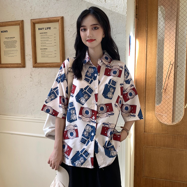 Áo Sơ Mi họa tiết dáng rộng cá tính, siêu đẹp | BigBuy360 - bigbuy360.vn