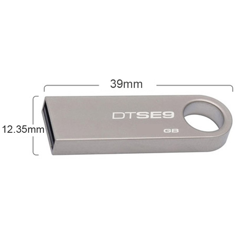 [HÀNG CHÍNH HÃNG] USB Kington DTSE9 4GB 8GB 16GB 32GB - 2.0 Nhỏ Gọn, Vỏ Kim Loại Sang Trọng