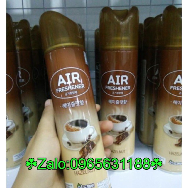 Nước hoa ô tô hương cafe sữa hàn quốc air HƯƠNG HAZELNUT