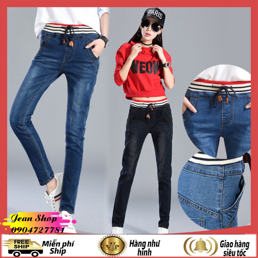 Quần Jean nữ giá rẻ 🍎FREE SHIP🍎 Giảm 10K Nhập [QUAN JEAN] Quần ống bó nữ hàng Quảng Châu  cao cấp Q33 | BigBuy360 - bigbuy360.vn