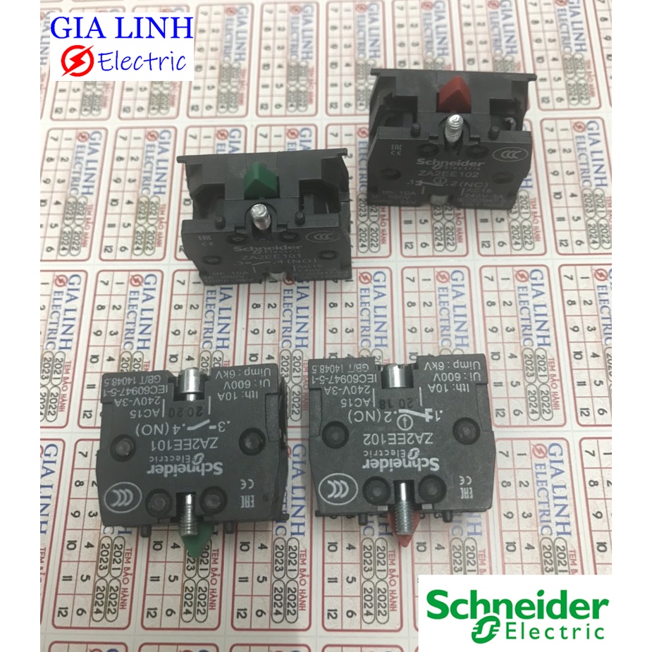 Khối Tiếp điểm phụ Schneider NO/NC