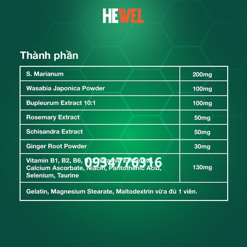 Viên uống HEWEL bổ gan (30 viên)