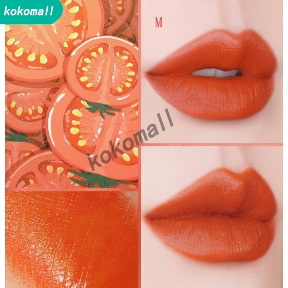 Son môi 5 màu AGAG màu cà rốt siêu dưỡng ẩm