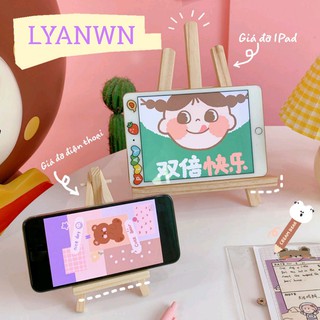 Giá đỡ điện thoại bằng gỗ mới đa năng, giá đỡ máy tính bảng đa năng mini đơn giản sáng tạo Cute Shope