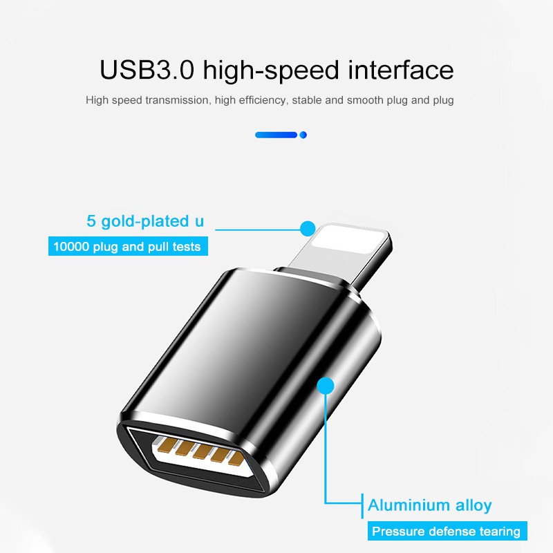 Đầu chuyển đổi lightning sang USB3.0 chuyên dụng cho iPhone/iPad