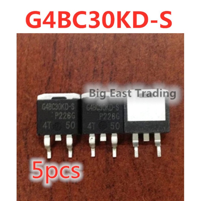 5 chiếc IRG4BC30KD-S G4BC30KD-S hàn TO-263 600V 28A, đảm bảo chất lượng