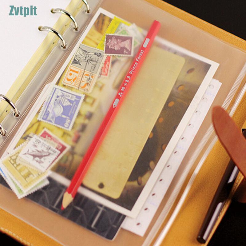 Túi zip trong suốt đựng tài liệu khổ A5/A6/A7