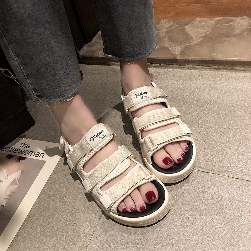 (freeship)dép sandal nữ dán quai 3 tầng kiểu hàn quốcc