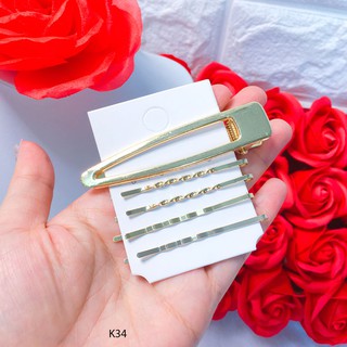 Kẹp tóc nhiều kiểu phong cách Hàn Quốc K34