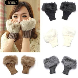 Găng Tay Len Đan Ngón Trần Thời Trang Nữ