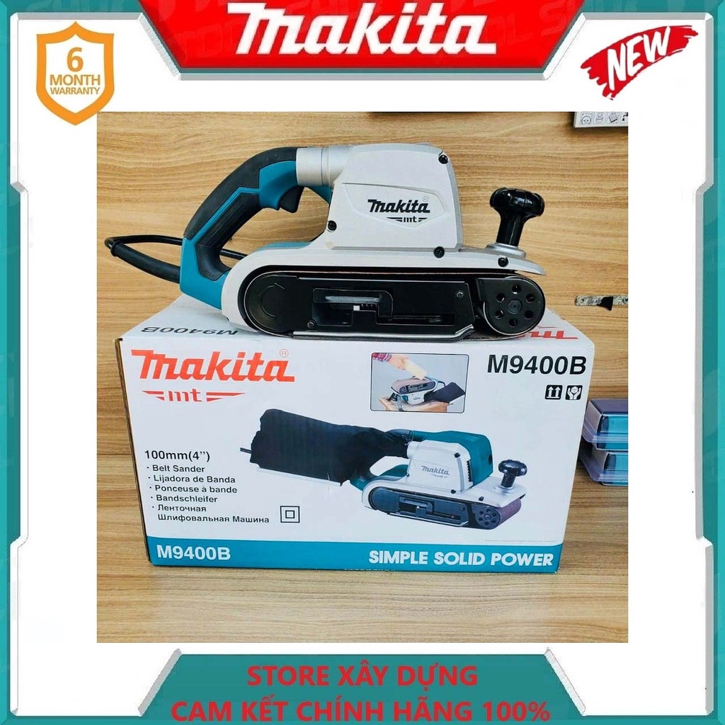 MÁY CHÀ NHÁM BĂNG 940W 100MM MAKITA M9400B- HÀNG CHÍNH HÃNG