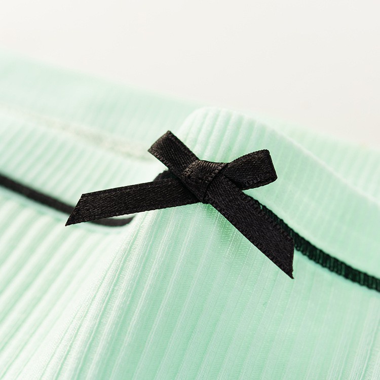 Quần Lót Nữ Cotton Phối Nơ Tăm Viền Đơn Giản Dễ Mặc Silip Kháng Khuẩn Co Dãn An Toàn Sức Khỏe 028 | BigBuy360 - bigbuy360.vn