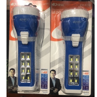 Đèn pin km-8796 2 góc sáng cao cấp