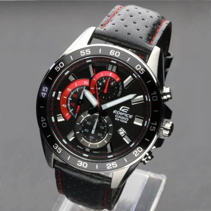 Đồng hồ nam cao cấp CASIO Edifice chính hãng EFV-550L, dây da