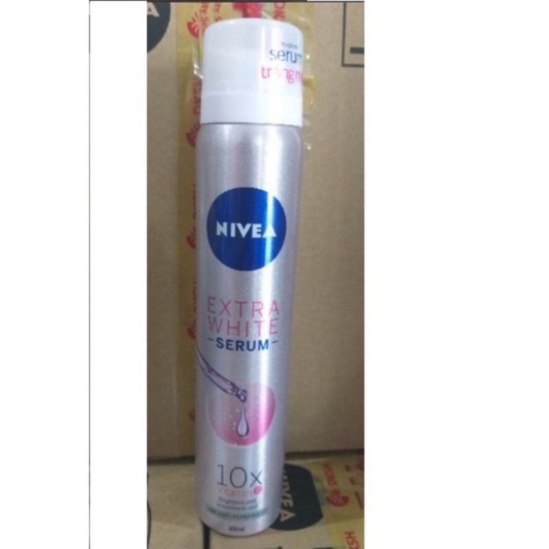 Xịt khử mùi Nivea serum trắng mịn 100ml