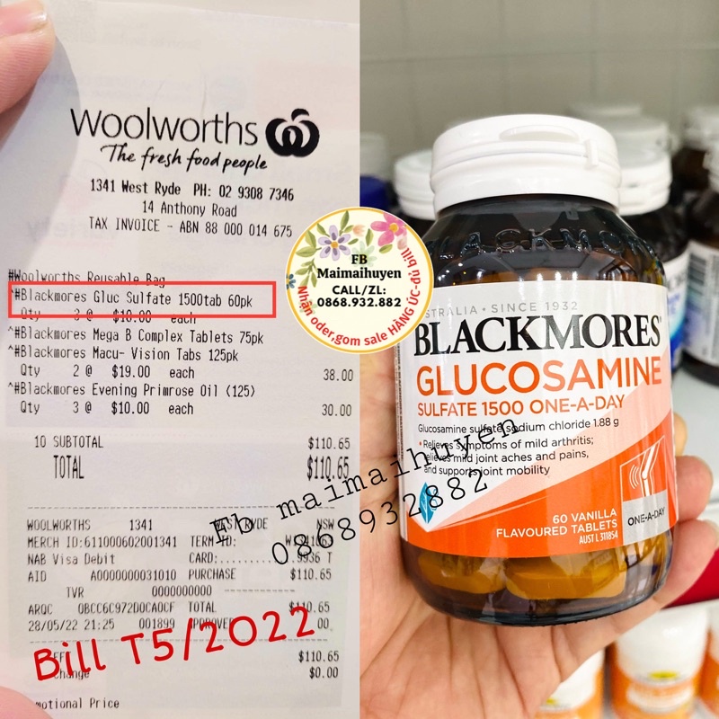 Bổ Xương Khớp Glucosamin Blackmore
