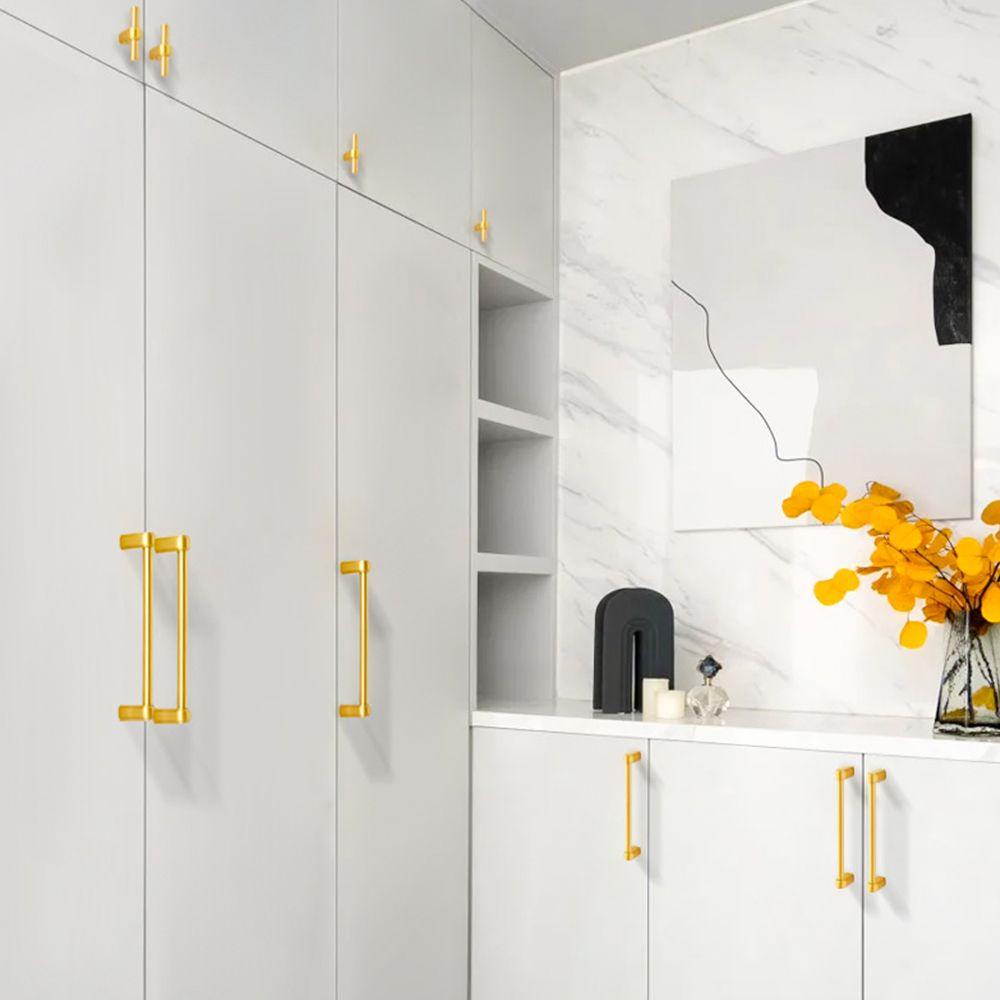 Tay Nắm Cửa Tủ Bằng Đồng Thau Trang Trí Nội Thất