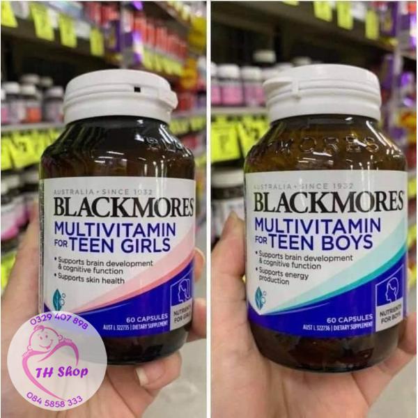 Vitamin Tổng Hợp Teen Girl Teen Boy Blackmores 12 - 18 Tuổi Bổ Sung Vitamin Và Cân Bằng Tâm Sinh Lý Tuổi Dậy