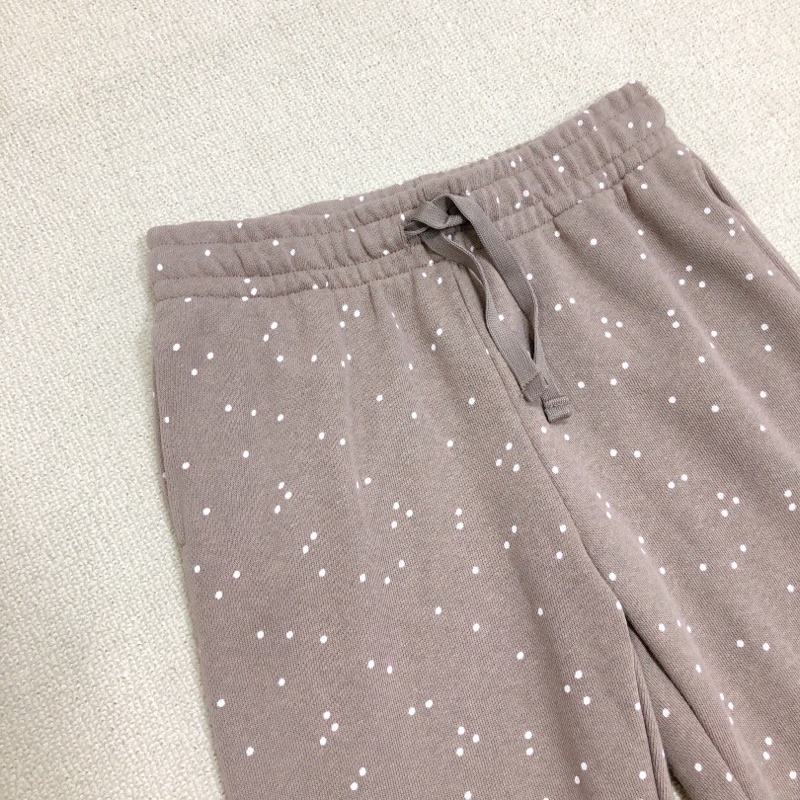 Quần dài thun bé gái 3-10 tuổi  Quần thun cotton chấm bi xuất dư 0822