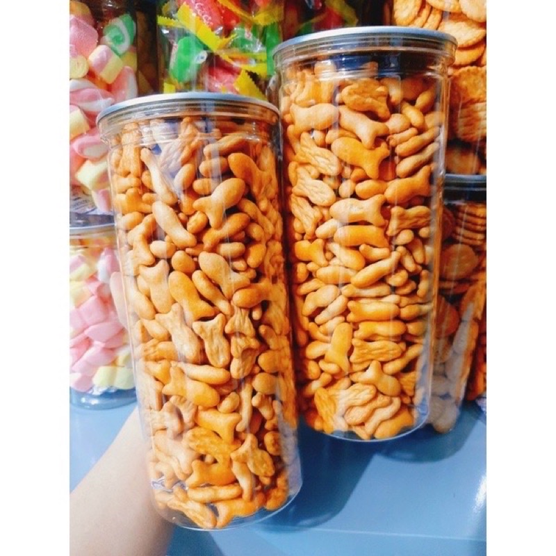 Bánh Quy Cá ăn vặt tuổi thơ lon 250gr