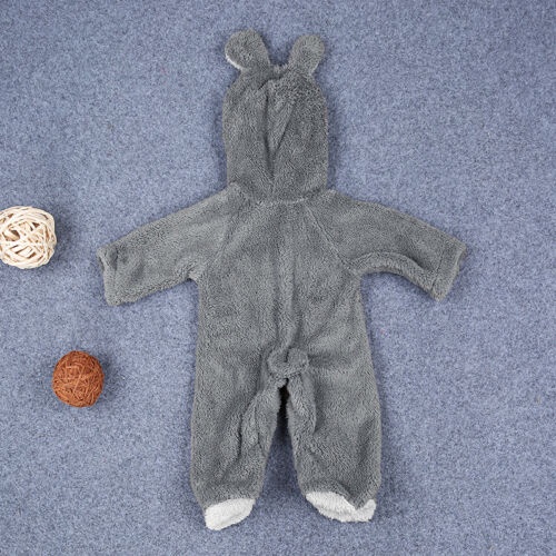 Bộ Áo Liền Quần Giữ Ấm Đáng Yêu Cho Bé Áo Liền Quần Có Mũ Trùm Đầu Chất Liệu Dày Dặn Mềm Mại Cho Bé