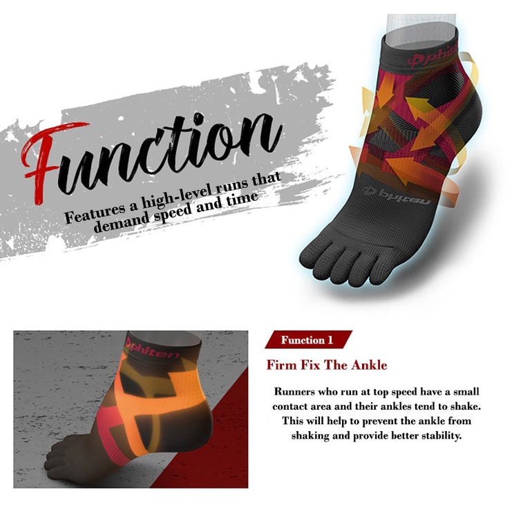 Tất xỏ ngón Phiten socking racer slim