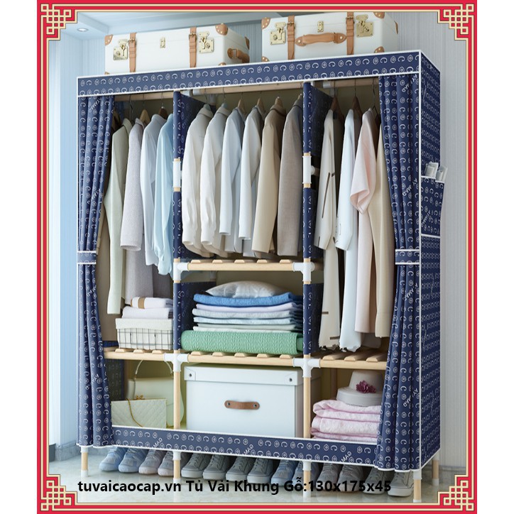 tủ vải khung gỗ Chống Ẩm Mốc Uy Tín